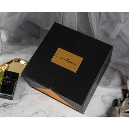 Factory produce packaging foam box with EVA insert,Luxury packaging box for sweet confectionery with satin insert ---XP0379