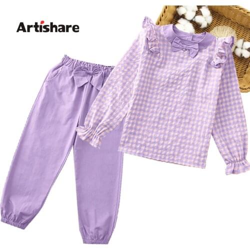 Teen Girls Clothing Tshirt + Pants Girls Clothing Spring Autumn Girls Sets Clothing Casual Style Tracksuits For Children
