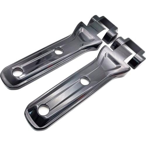 Glossy Black Tailgate Door Spare Tire Hinge Cover Trim For Jeep Wrangler JL M 2018-2019