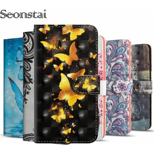 Flip Leather Wallet Cover For Samsung Galaxy S8 S9 Plus Note9 Case For Samsung A5 A6 A8 Plus 2018 XCover 4 3D Kickstand Cases