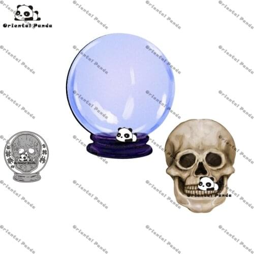 New mold 2021 Campervan metal crystal ball mold DIY mold Halloween cutting new mold 2021 metal dies die cuts for card making