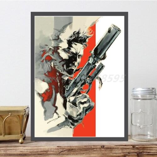 Metal Gear Solid 2 Sons Of Liberty HD Canvas Posters Prints Wall Art Painting Decorative Picture Modern Home Decoration Artwork