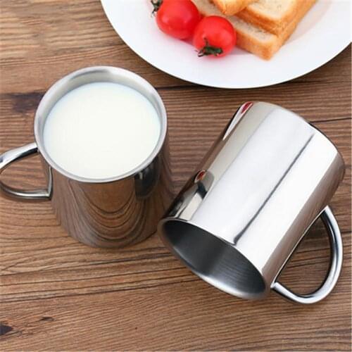 220/300/400ml Portable Stainless Steel Travel Coffee Mug Tea Drinking Water Cup Drinking utensils tumbler yoghurt cup