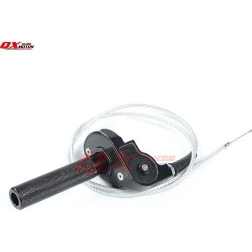 CNC Throttle Grip Quick Twister + Throttle Cable for 110 125 140 150 160 250cc KAYO Apollo Bse Xmotos Dirt Pit bike Motorcross