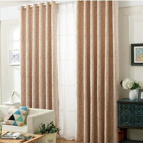 Modern Chenille Blackout Curtains Double-sided Tree Stripes Pattern Jacquard Curtains for LivingRoom Bedroom Window Simple Style