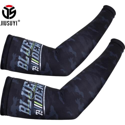 Sports Arm Sleeves Cycling Arm Cover UV Protection Outdoor Sports Running Basketball Cycling Summer Cool Elastic Cuff Men Women