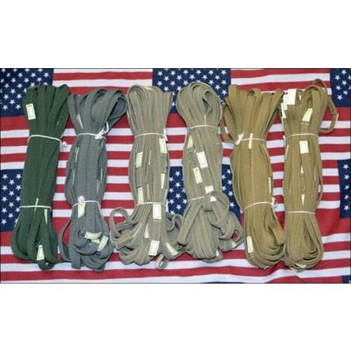 Reflective Cat Eyes Camo Cotton Strap Military Tactical Helmet Strap SOLDIER MILITARY WAR REENACTMENTS