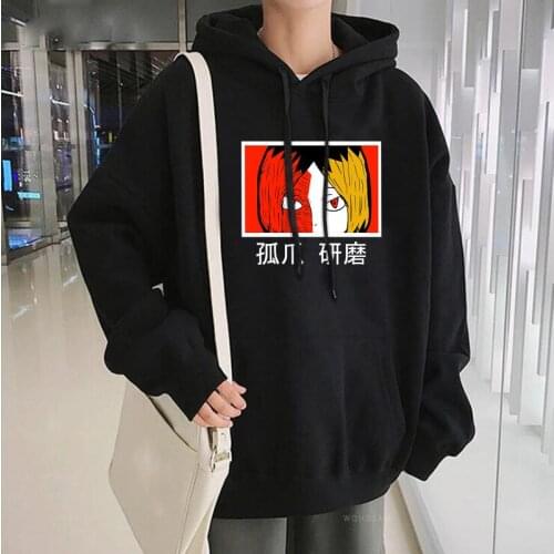 Kozume Kenma Haikyuu Japan Anime Hoodie Pullovers Mens Harajuku Manga Volleyball Junior Club Loose Casual Oversized Sweatshirts