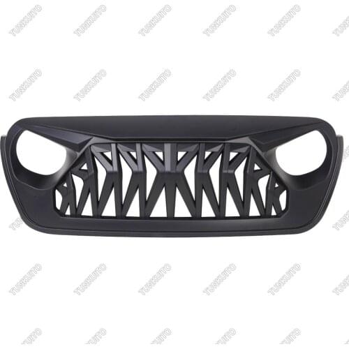 1 PCS ABS Black Grille Cover For 2018-2019 Jeep Wrangler JL JLU & Unlimited Rubicon Sahara Sport