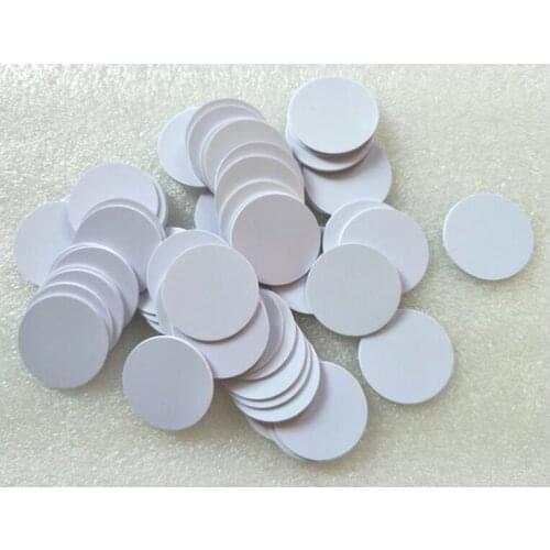 100pcs NFC NTAG215 For Tagmo Switch Tags Cards 13.56MHz RFID Coin PVC Tag for All NFC Mobile Phone Without Sticker