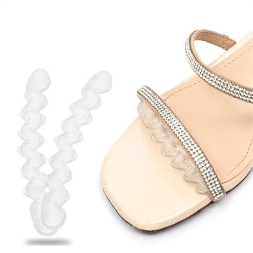 2Pcs Non-slip Insoles Sticker for High Heels Flip Flop Sandals Silicone Women Elegant Self-adhesive Foot Patch Gel Forefoot Pad