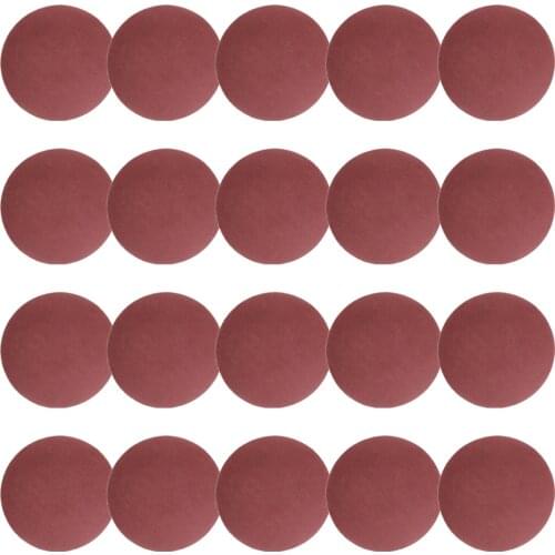 Utoolmart 20/50pcs 125/100mm Flocking Disc Sandpaper Alumina Flocking Wood Sanding Deburring Grit 40~2000 Coated Abrasives Tools