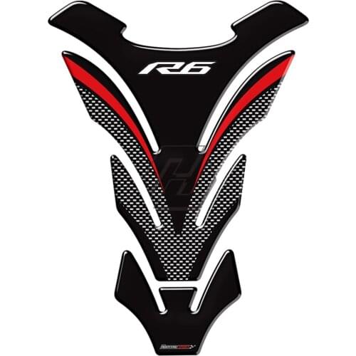 3D Motorcycle Tank Pad Protector Decal Stickers Case for Yamaha R6 YZF-R6 Tank