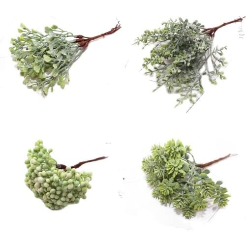 6 pcs foam pine cone handmade artificial bouquet Christmas wedding home berry decoration DIY gift box scrapbooking wreath flower