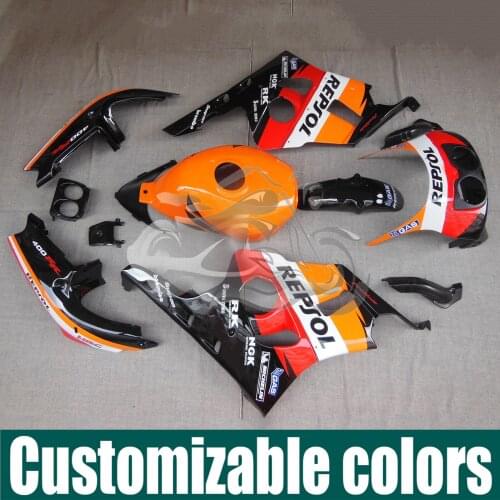 Motorcycle Bodywork Fit For CBR400RR NC29 1990 - 1991 Fairing Kit Panel Set CBR 400 RR NC 29 CBR 400RR CBR400 RR