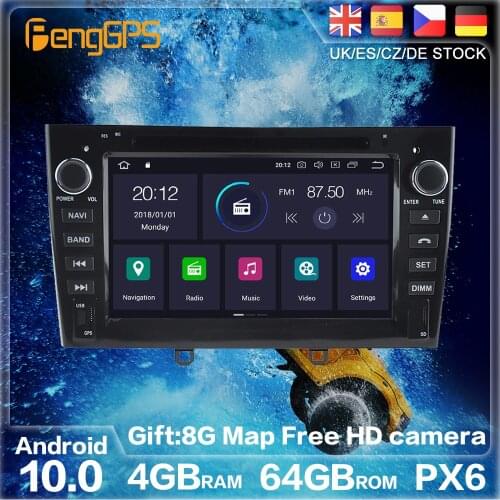 Android 10 PX6 For Peugeot 308 2007 2008 2009 2013 GPS Navigation Auto Radio Stereo Car DVD Multimedia Player HeadUnit No 2DIN