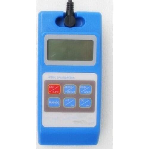 Free Shipping Digital Gauss Meter AC / DC 0 ~ 200mT ~ 2000 mT NS High Accuracy Polarity Display Gs / mT Switch Freely Instrument