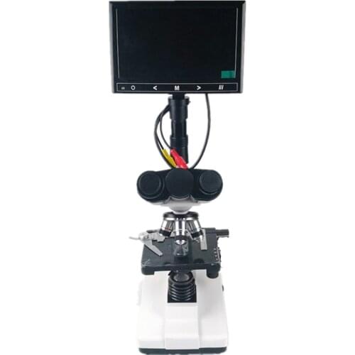 40X-1600X Trinocular Microscopes Biological with LCD Screen for Lab or School Students