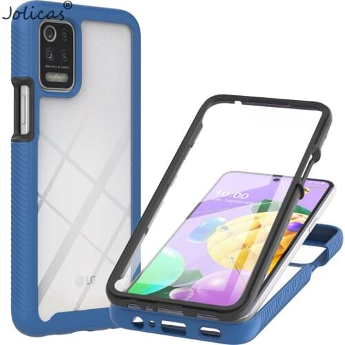 Mobile Cases For capinha LG K52 Shock Absorbent Cover Protective Back Cover Case sFor Carcasa LG para K52 Front And Back Cover