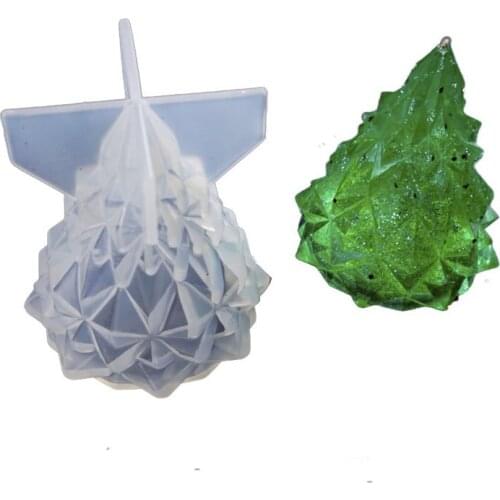 Christmas Tree Shape Silicone Mold DIY Handcraft Jewelry Making Molds Practical Ornaments Soap Candle Mould
