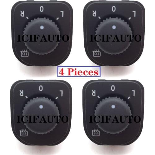 1K0959565K Heated Power Adjust Knob Mirror Switch For Volkswagen VW jetta Mk5 Golf 5 6 Tiguan Passat b6 CC Seat Alhambra