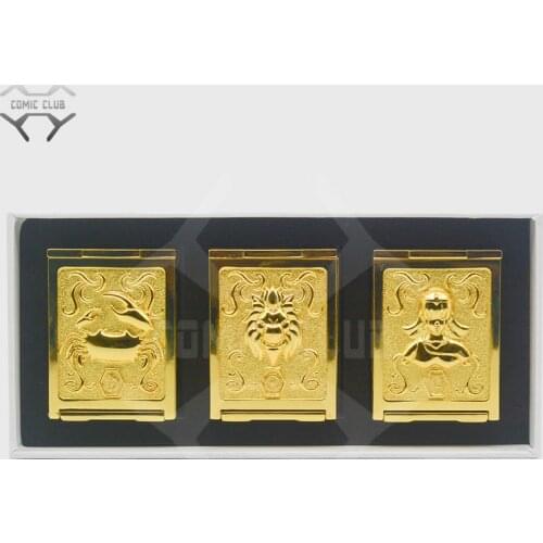 COMIC CLUB IN-STOCK 3pcs/set Jmodel Saint Seiya Cloth Myth Metal Pandora Box Vol 2 Cancer Virgo Leo For Collection