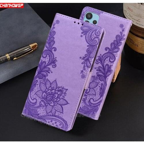 A12 A32 A02S A52 A72 Case 3D Lace Flower Wallet Leather Flip Case For Samsung Galaxy A12 A02S A22 A42 A52 A72 A32 4G 5G Cover