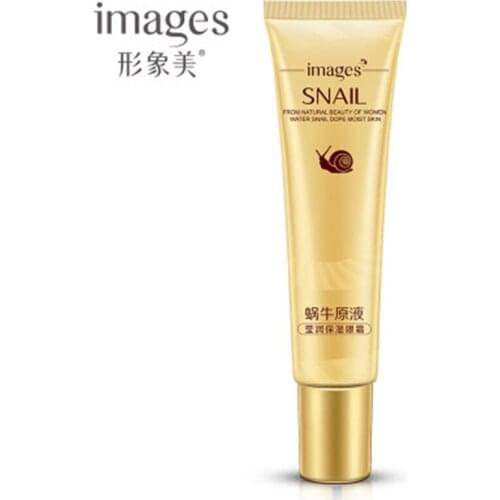 Images Snail Essence Eye Cream Skin Care Remove Dark Circle Lighten Eye Line Snail Extract Shiny Moisturizing Eye Cream
