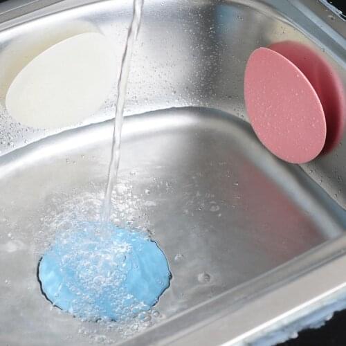 Kitchen Floor Drain Suction Cup Silicone Floor Drain Sink Cover Bathroom Sink Sink Leak-proof and Odor-proof Water Plug