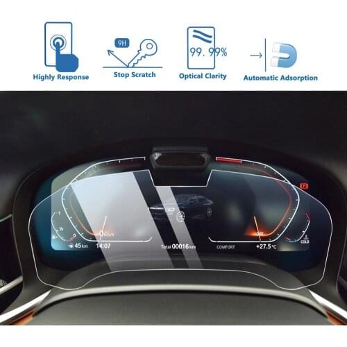 LFOTPP Car Screen Protector For 7 Series G11 G12 12.3 Inch 2019 2020 LCD Instrument Display Auto Interior Styling Accessories