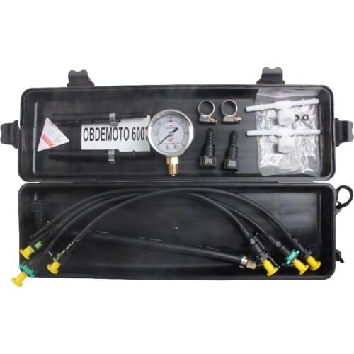 OBDEMOTO 6007 Fuel pressure gauge for honda and for yamaha Motorcycle with valve