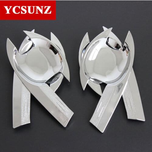 2012-2019 ABS Car Chrome Strips For ISUZU D-MAX Accessories Chrome Door Handle Bowl Trim For ISUZU D-MAX Ycsunz