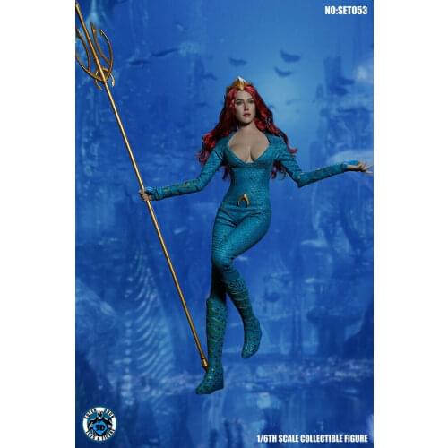 SUPER DUCK 1/6 SET053 Blue Water Queen Clothes Fit 12" Female Figure Dolls Presale Item