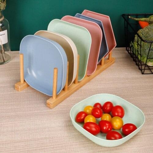 Plastic Food Sauce Dish Plate Small Vinegar Taste Board Snack Plates Creative Imitation Porcelain Household Kitchen Fruit Plate