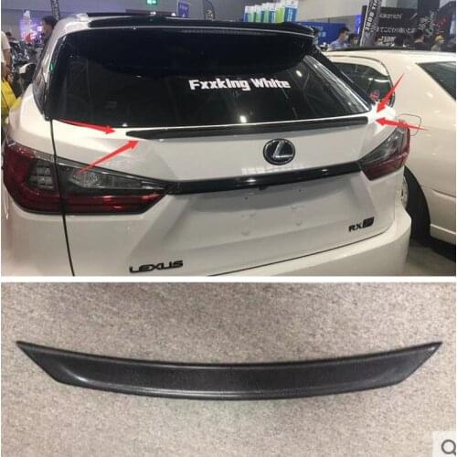 NEW High quality ABS primer & Carbon Fiber Rear Trunk Lip Spoiler Wing Fits For Lexus RX200T 450H 2016 2017 2018 2019 2020 2021