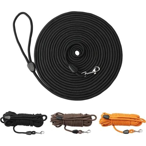 5M/10M/15M Long Style Big Dog Leash Tracking Round Rope Outdoor Walk Training Pet Lead Leashes For Medium Large Dogs