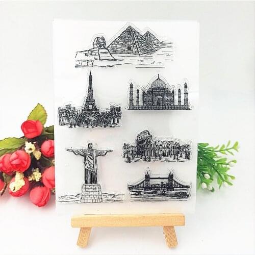 11*16cm historic interest Transparent Clear Stamps / Silicone Seals Roller Stamp for DIY scrapbooking photo album/Card Making