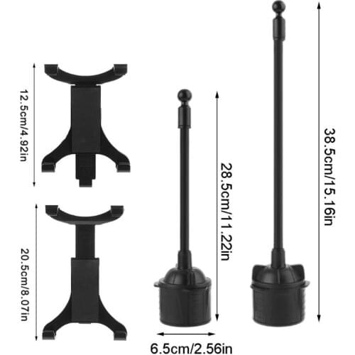 Gooseneck Car Cup Holder Mount Adjustable Flexible Neck Cradle for 7-12" Tablet Dropshipping