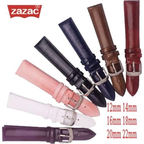 Shiny Gloss Watch Black Watchbands Leather Strap Watch Band 12MM 14MM 16mm 18mm 20mm 22mmWristband Watch Accessories Wristbands