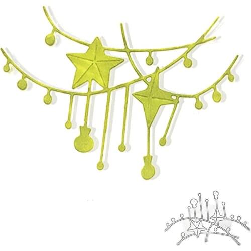 Christmas Stars Metal Cutting Dies For DIY Scrapbook Cutting Die Paper Cards Embossed Decorative Craft Die Cut New