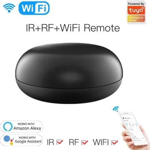 Tuya Smart Universal WiFi IR Remote Control For Air Conditioner Automation Remote Control Work With Alexa Google QBMY