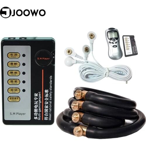 Electric Shock Sex Penis Enlarger Ring Male Masturbation CockRing Sex Products for Men Masturbators