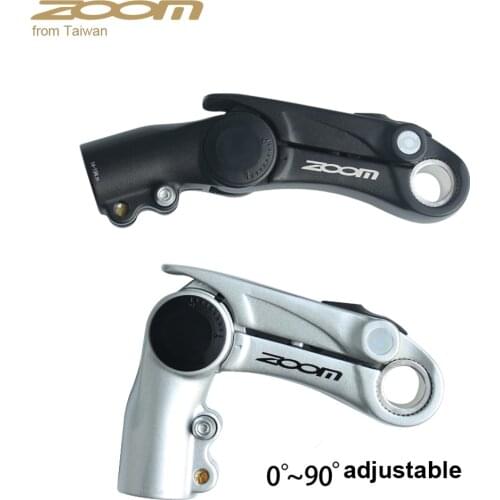 ZOOM MTB Mountain Road Bike quill stem 28.6mm fork steerer tube Quick Release QR adjust hybrid bike Handlebar stem Rise 25.4mm