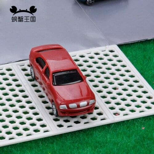 6pcs 1:100 1:150 1:200 Scale HO OO Parking Space Model Layout for Sand Table Scenery Building Accessory