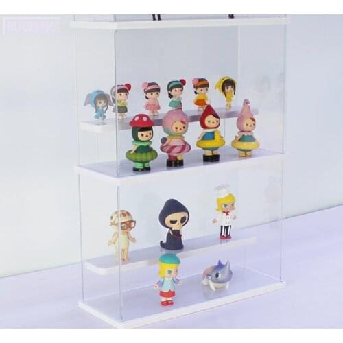 Acrylic Multilayer Blind Box Storage Box Display Stand Hand-made Model Box Organizer Transparent Dustproof Makeup Perfum Display