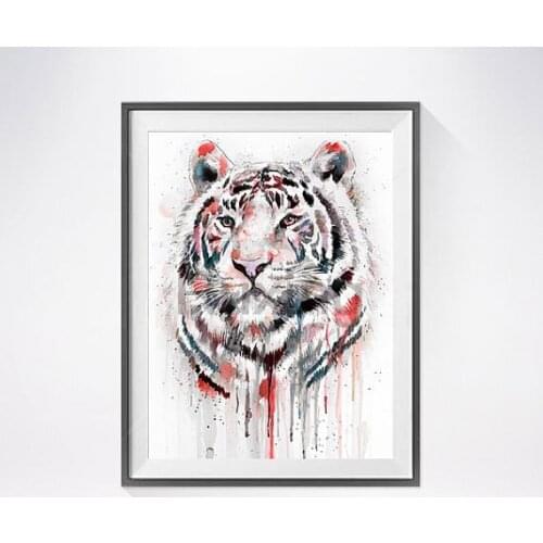 Diamond painting animals diamond embroidery Featured painting tiger head diy diamond mosaic Home crafts 5d Square Handmade mural