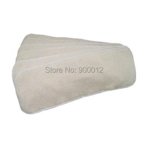 Free Shipping 350 pcs Organic Hemp Cotton Insert for baby Cloth Diaper nappy, 55% hemp, 45% organic cotton