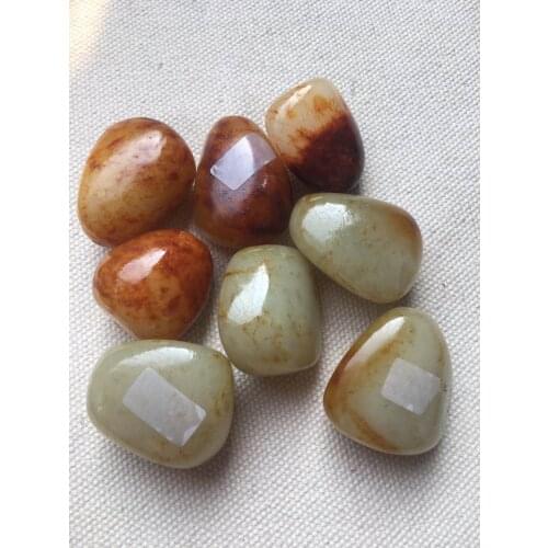 Natural hetian jade jadeite beads white jade beads DIY bracelets for men jade jewelrygift genuine jade beads bracelet 23mm