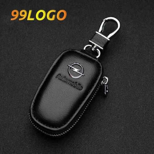 Geniue Leather Car Key Case Bag Cover Wallet Shell For Mercedes BMW Opel Mini Audi Nissan Toyota Lexus Volkswagen Hyundai Honda
