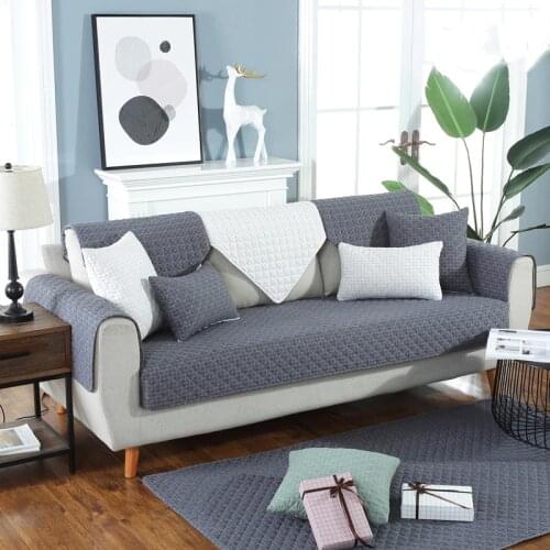 Sofa Couch Cover Chair Throw Pet Dog Kids Mat Furniture Protector Reversible Washable Removable Armrest Slipcovers 1/2/3 Seat